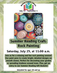 Summer Reading Craft: Rock Painting