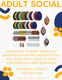 Adult Social: Leather Earrings